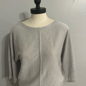 Talbots Silver Crew Neck Sweater